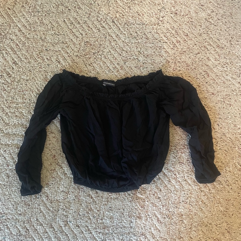 Brandy Melville Off the Shoulder Cropped Top